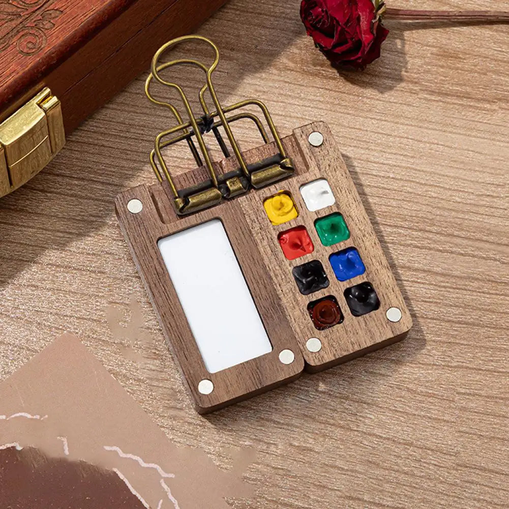 Mini Travel Paint Palette Set