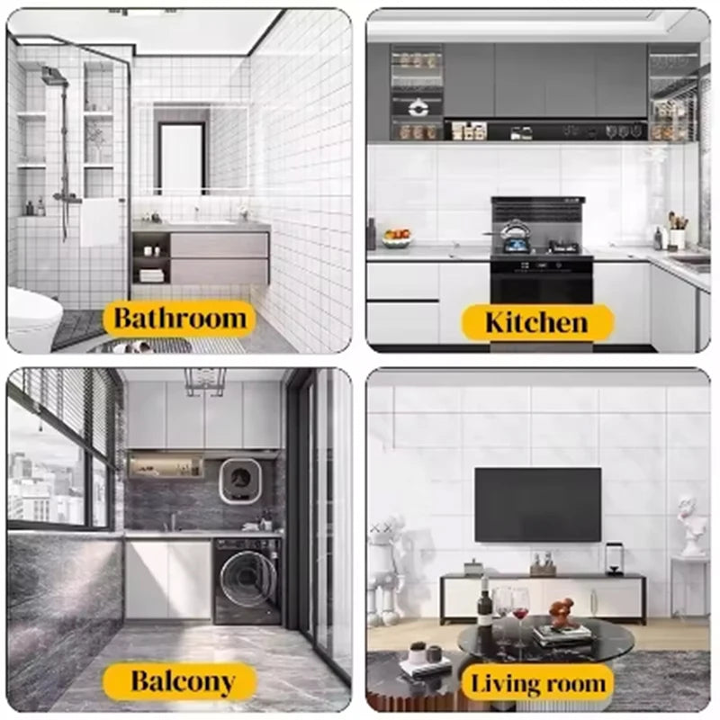 Roll Marble Imitation Wall Tile