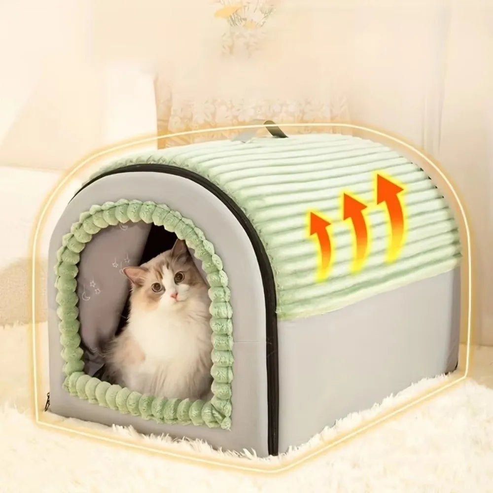 Winter Enclosed Pet House