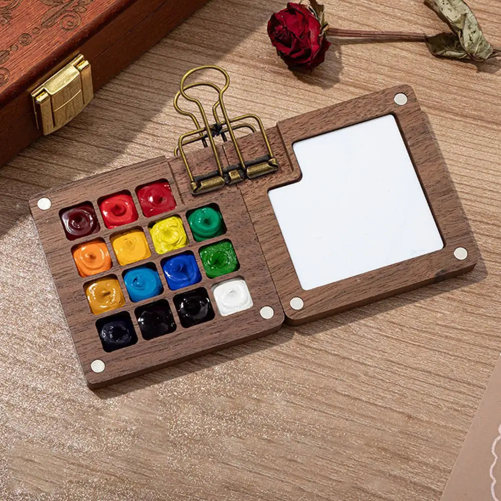 Mini Travel Paint Palette Set