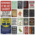 Tin Sign Funny Quotes