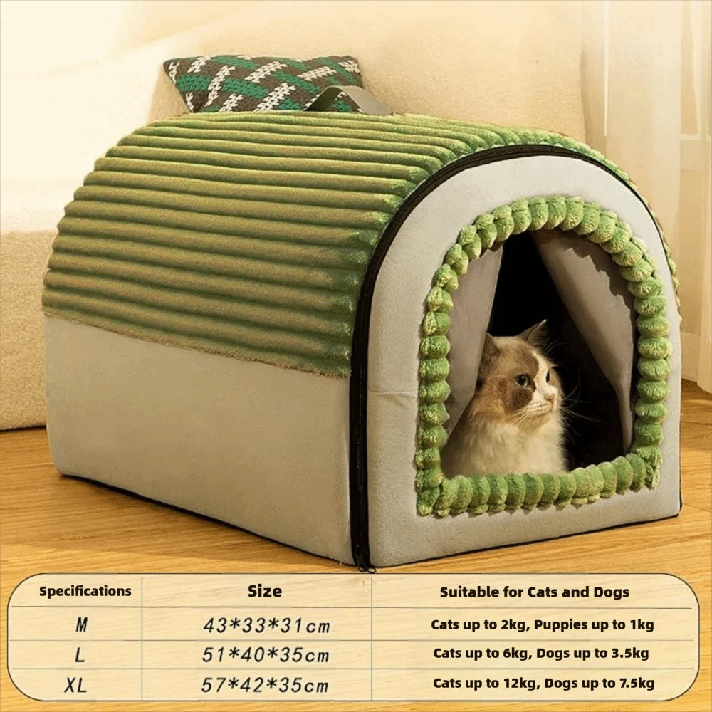 Winter Enclosed Pet House