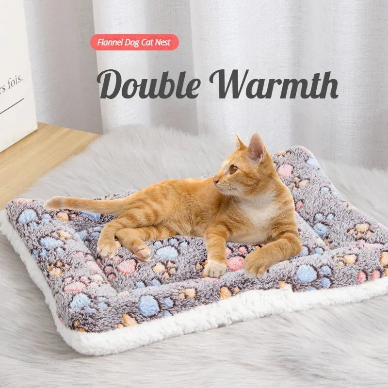 Thicken Cat Mat Breathable Flannel