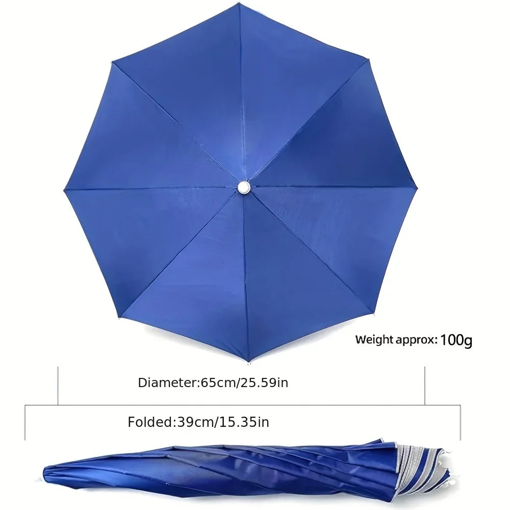 Waterproof Foldable Head Umbrella