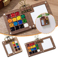 Mini Travel Paint Palette Set