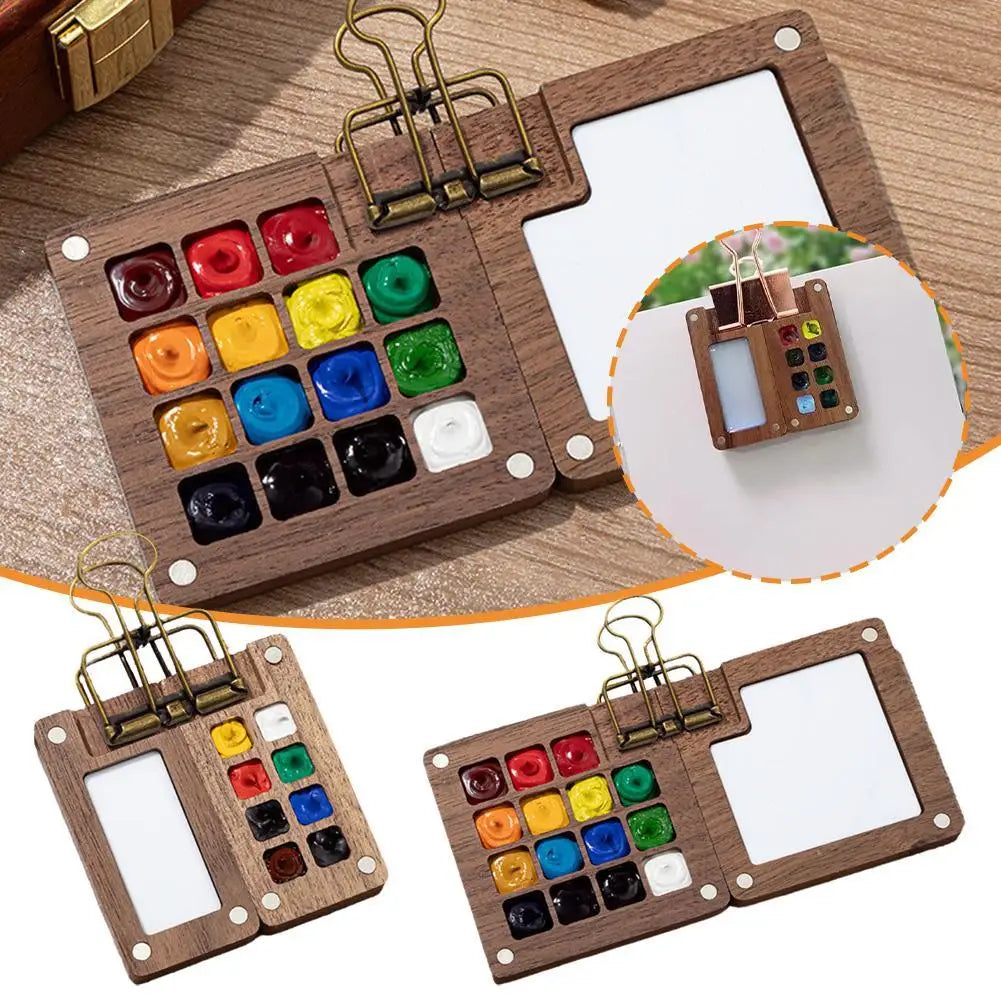 Mini Travel Paint Palette Set