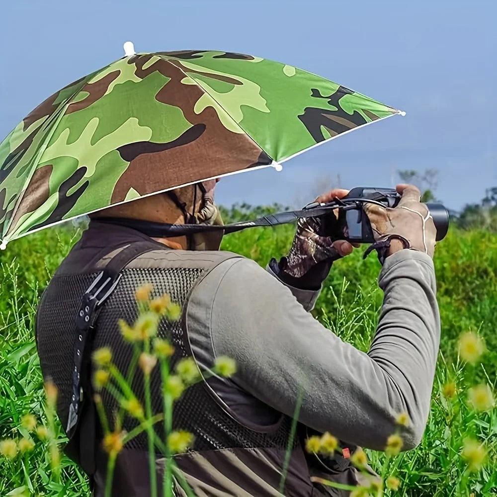 Waterproof Foldable Head Umbrella