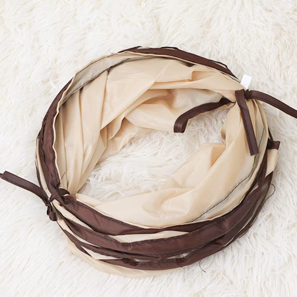 Long Foldable Cats Toy Tunnel
