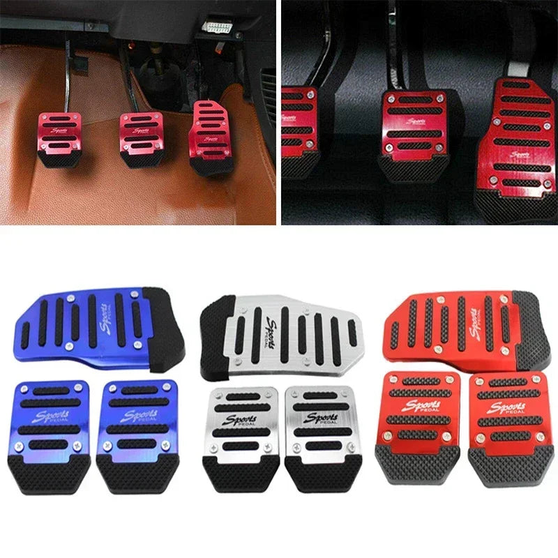 Aluminum Car Pedal Cover Set