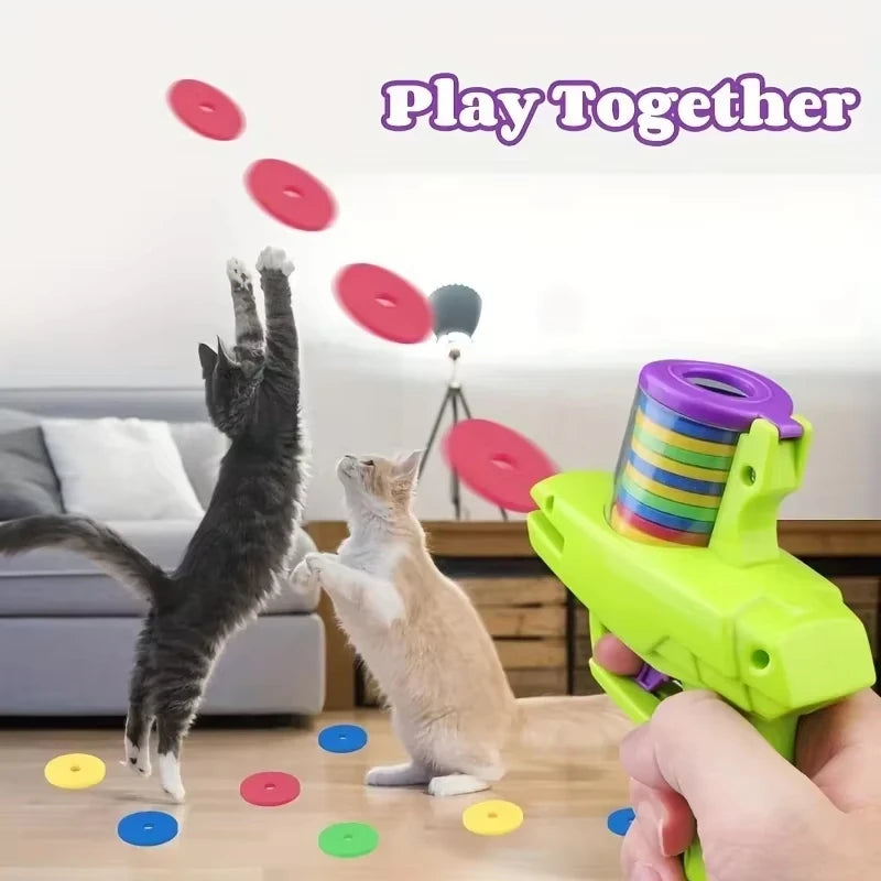 Foam Disc Launcher Pets Toy