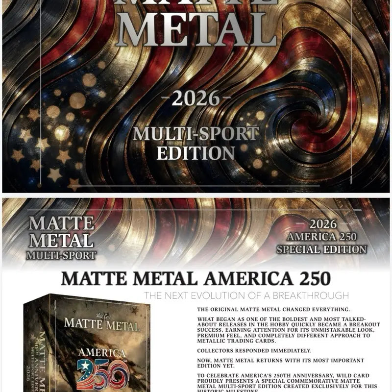 Wild Card Matte Metal America 250 Multi-Sport 2026