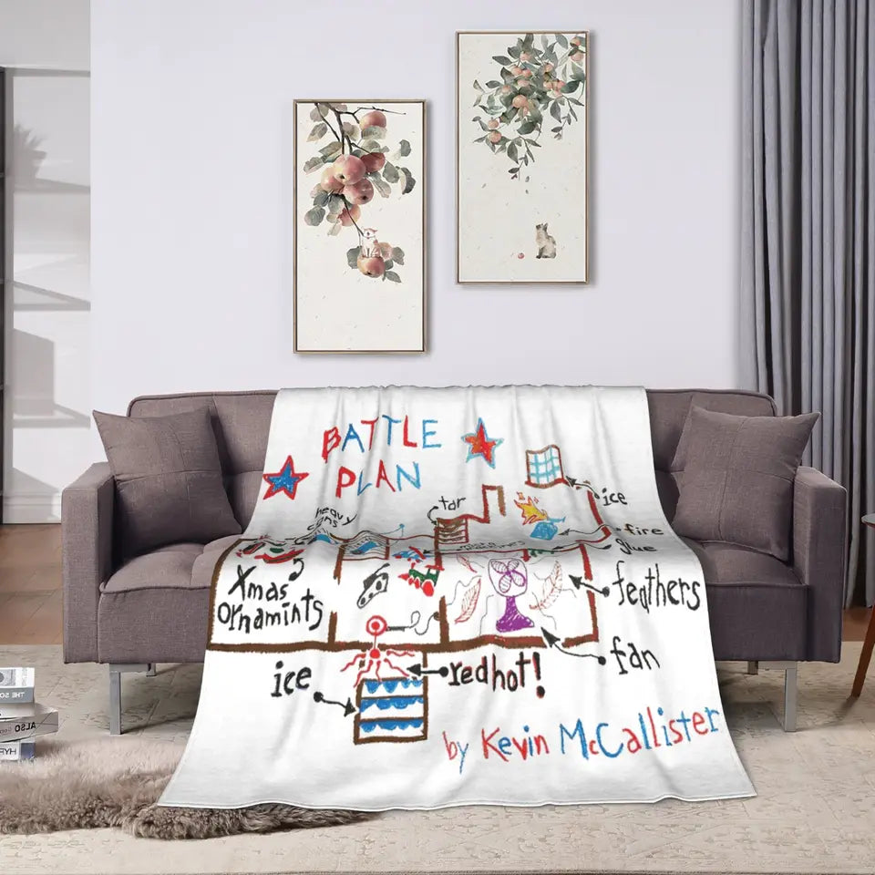 Home Alone Battle Plan Blanket