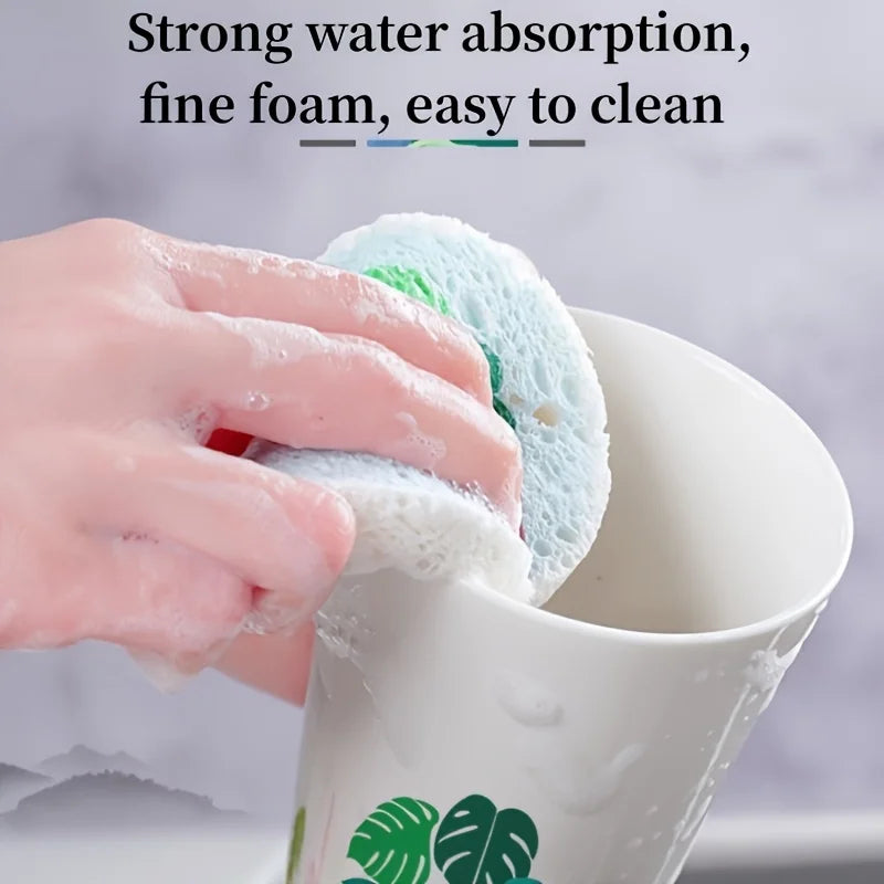 Round Dishwashing Sponges