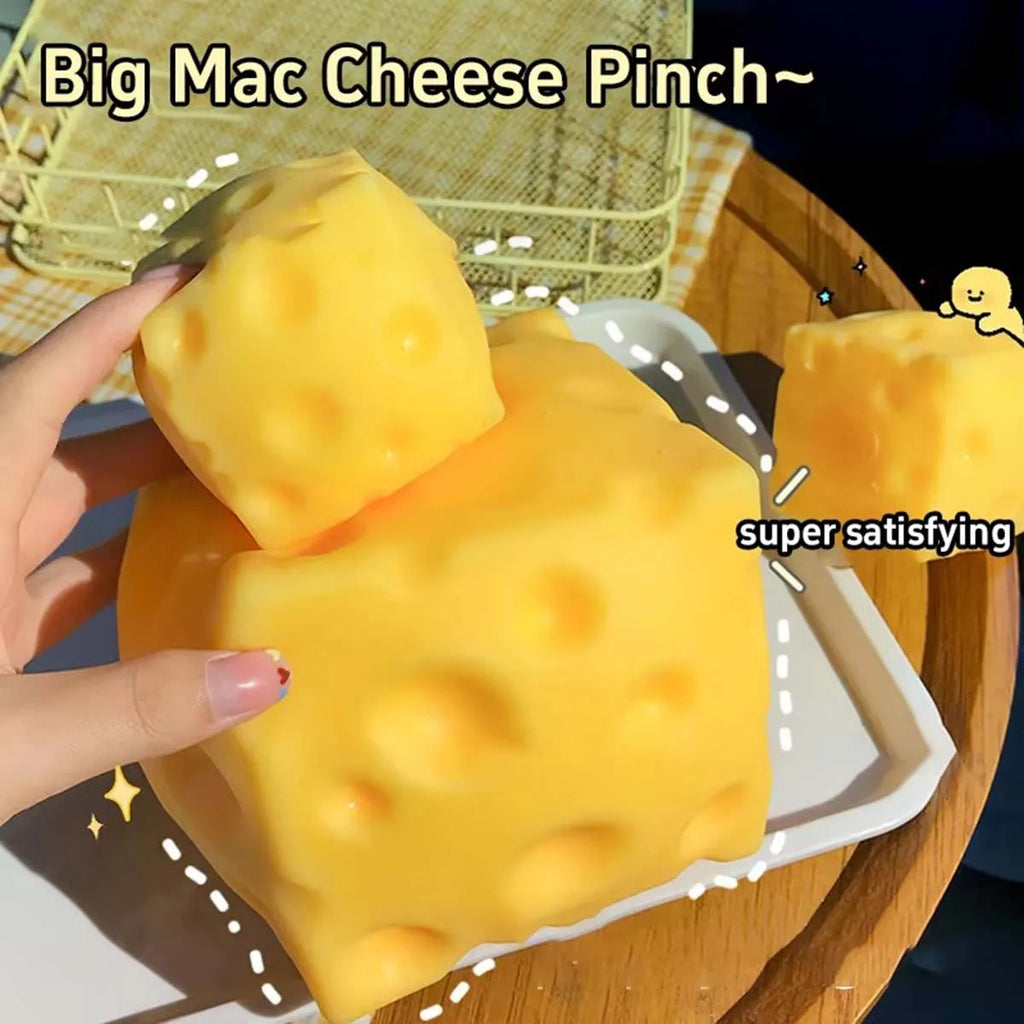 Giant Cheese Squeeze Toy