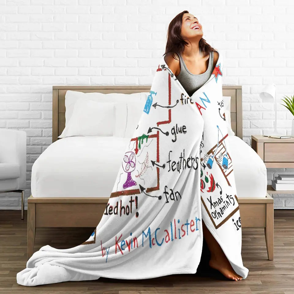 Home Alone Battle Plan Blanket