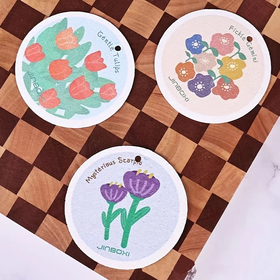 Round Dishwashing Sponges