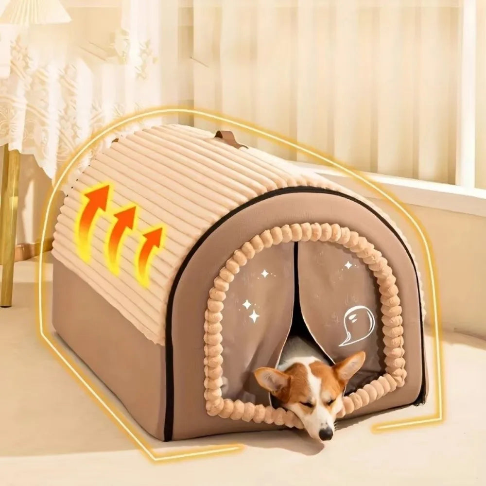Winter Enclosed Pet House
