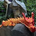 3D Printed Dragon Long Figurines