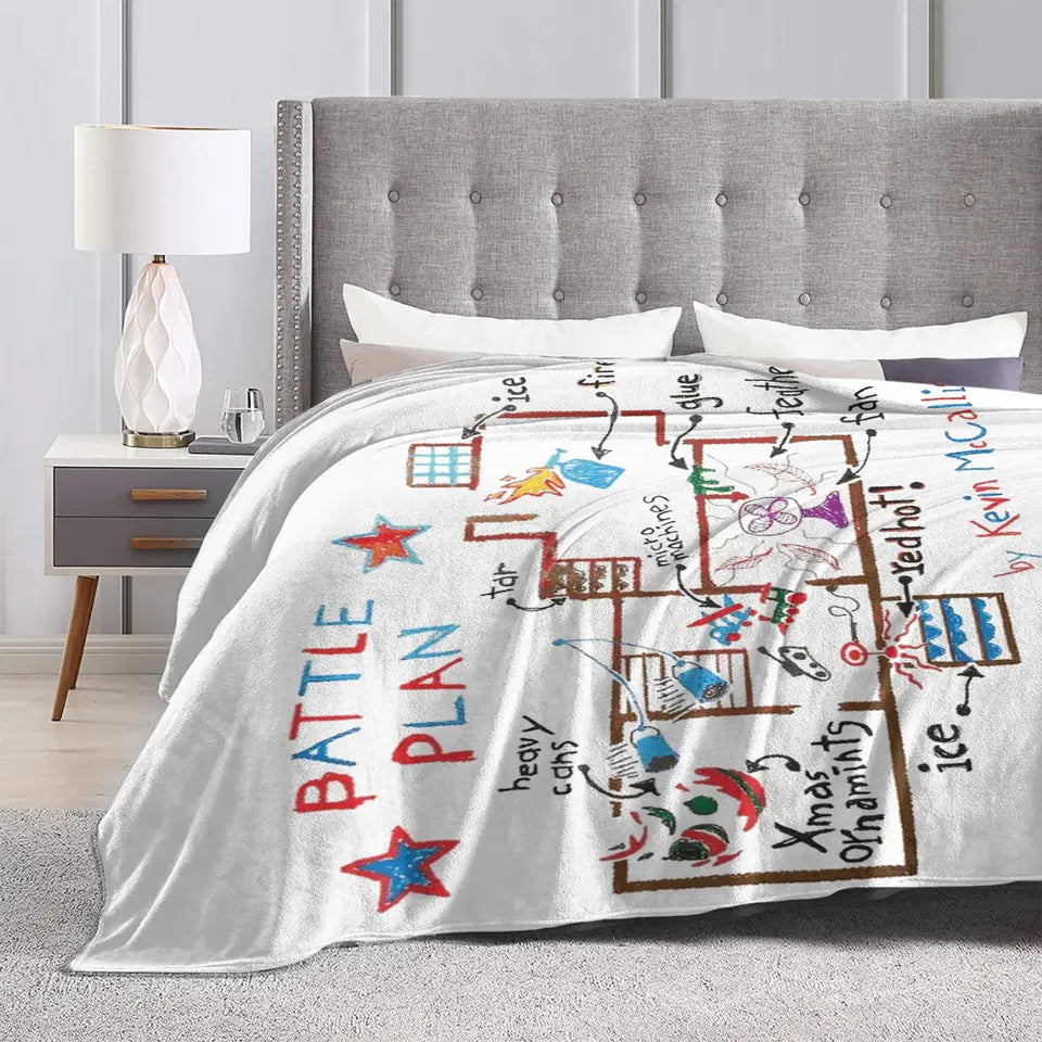 Home Alone Battle Plan Blanket