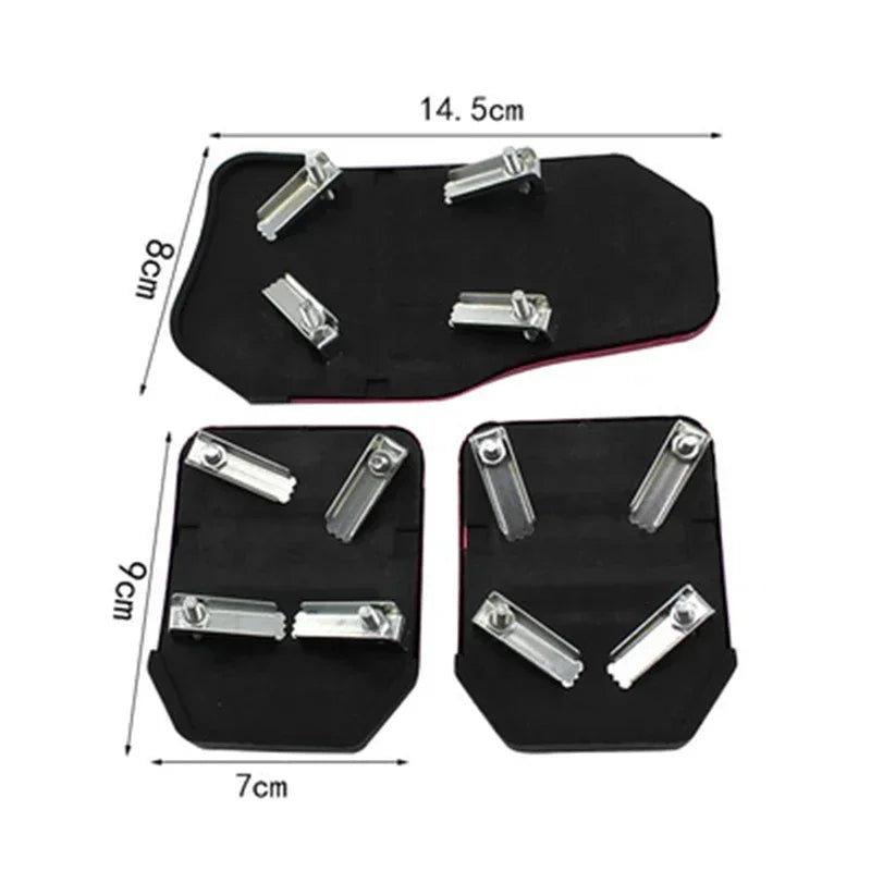 Aluminum Car Pedal Cover Set